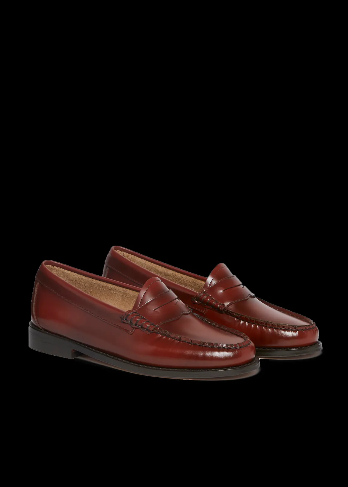 VANILIA Classic leather loafers Smokepaprika New