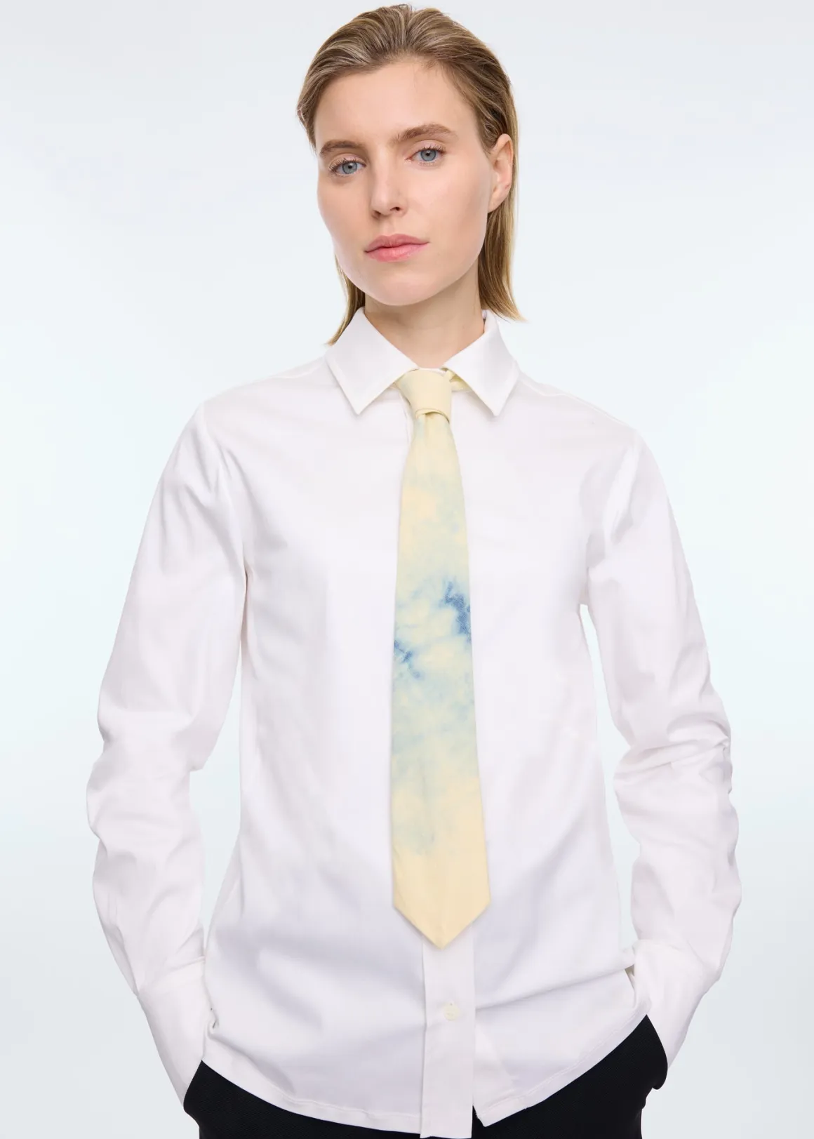 VANILIA Heavy tinted tie Icewash Clearance