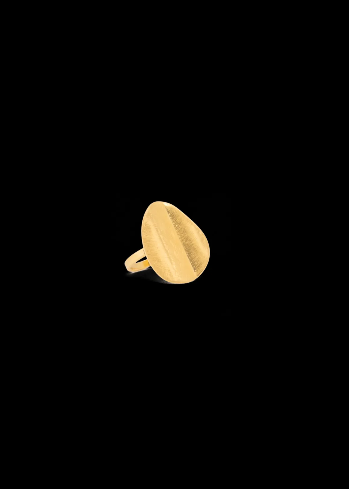 VANILIA Organic plated signet ring Gold Sale