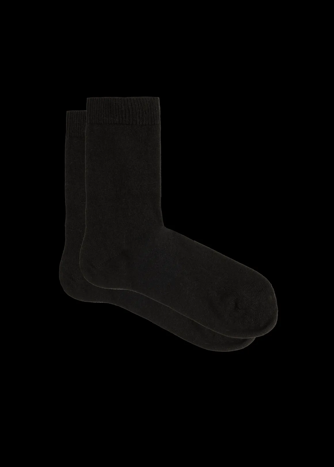 VANILIA Soft merino socks Zwart Discount