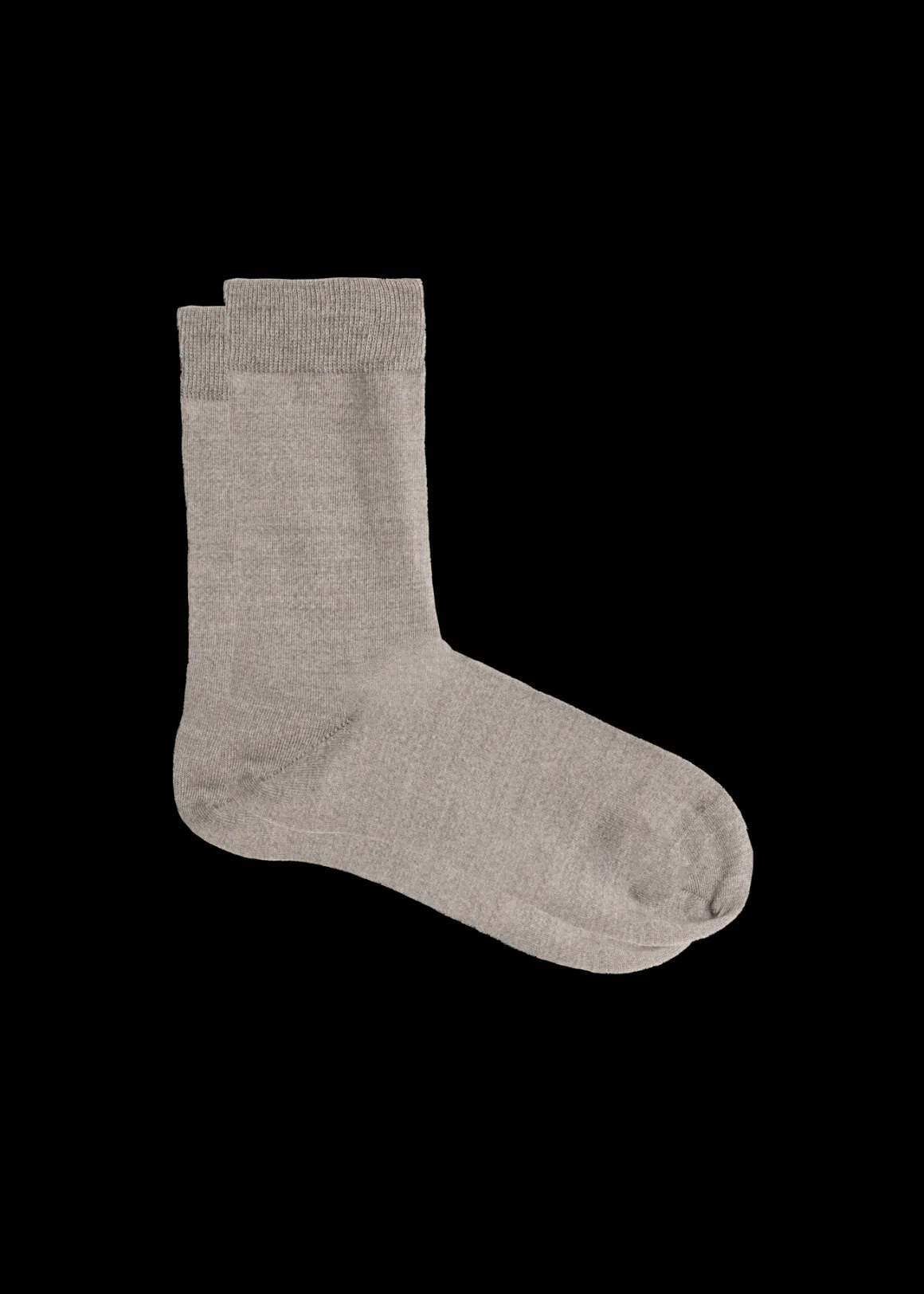 VANILIA Soft merino socks lightgreymelange Outlet