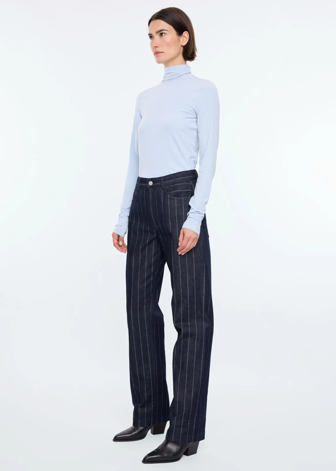 VANILIA Striped Jeans Best