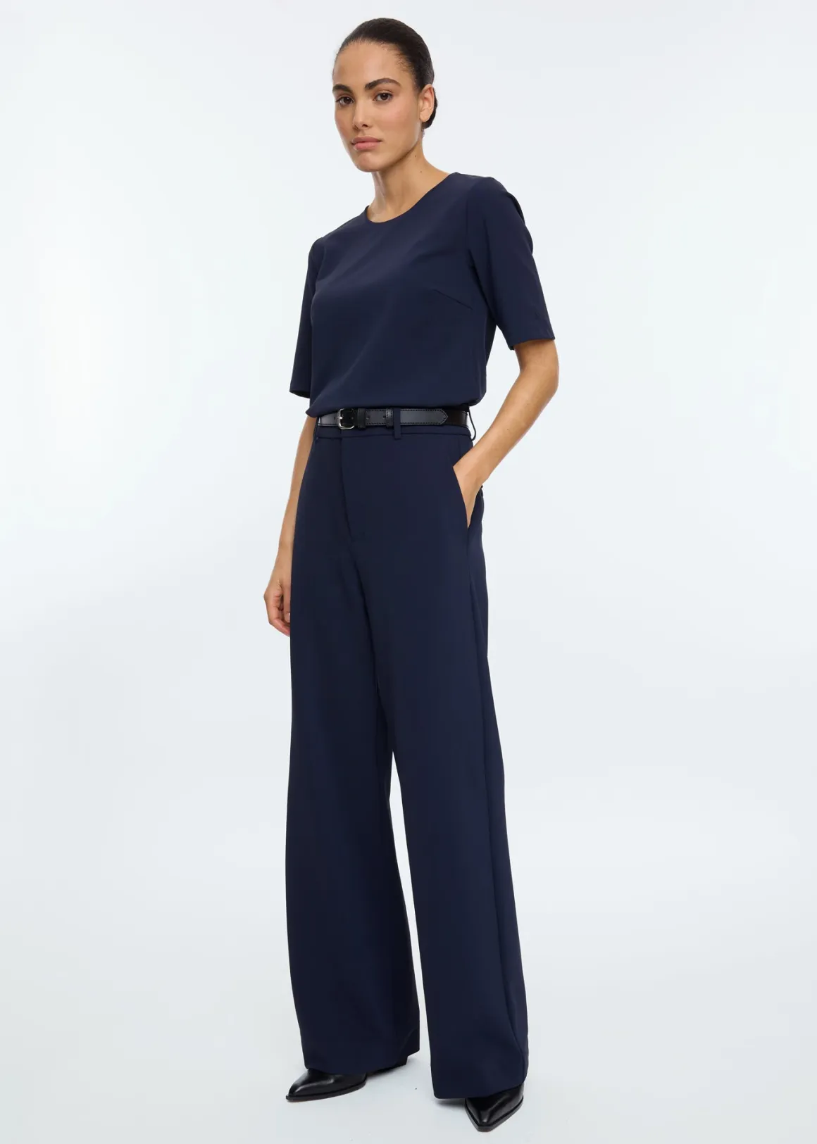 VANILIA Tailored twill broek SkyCaptain Cheap